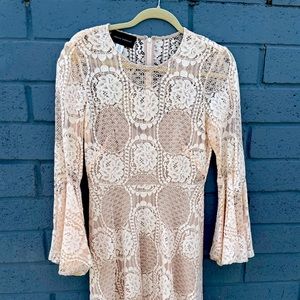 Donna Morgan Lace Boho Dress